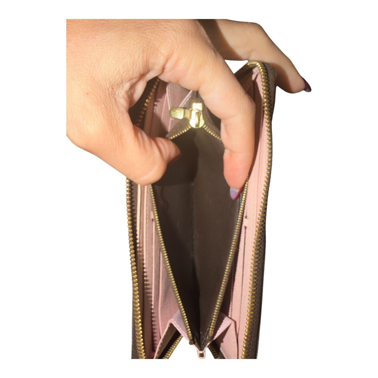 Louis Vuitton Clémence Wallet Monogram Rose Ballerine Pink 16