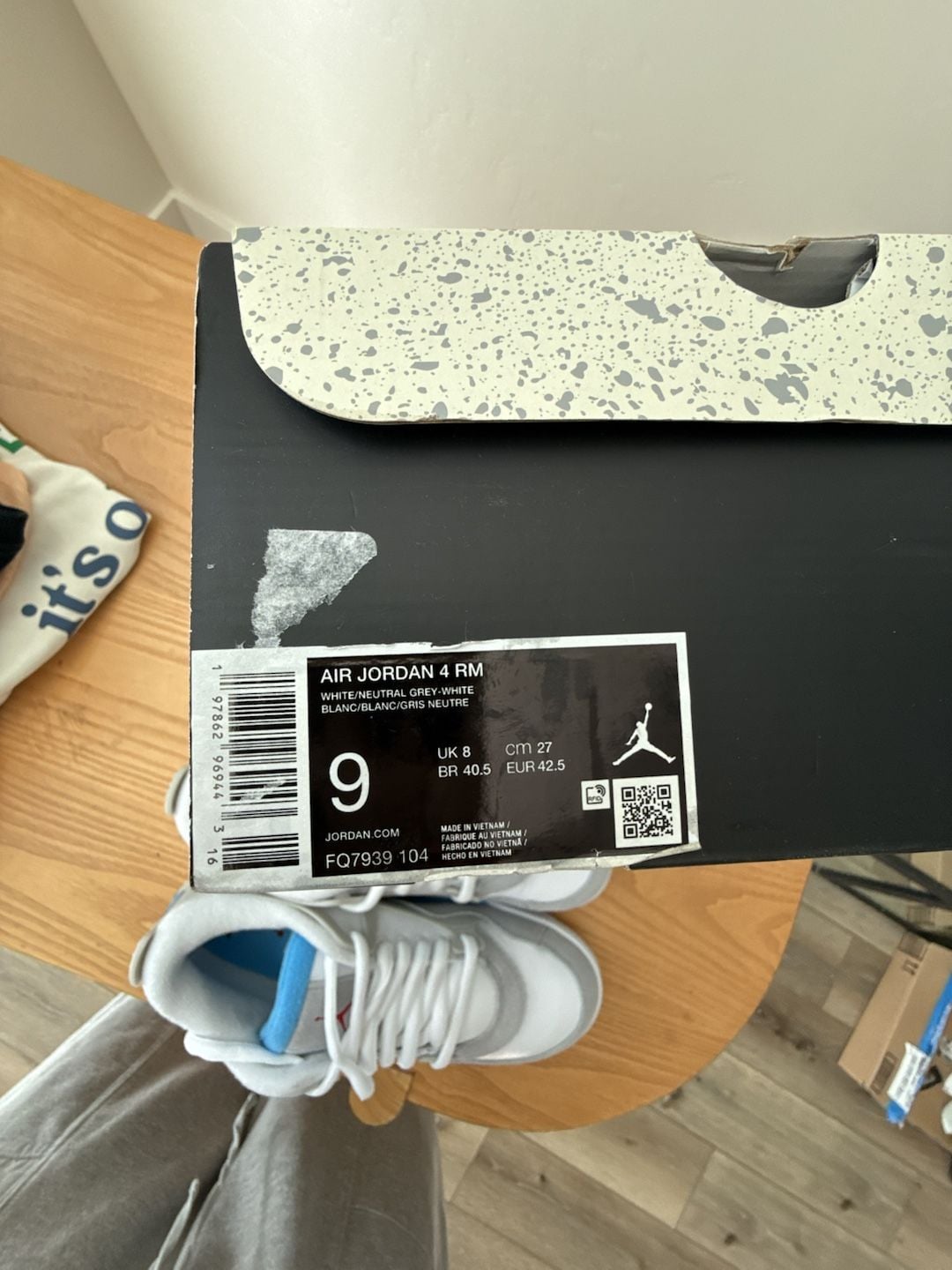 Jordan Air Jordan 4 RM University Blue Neutral Grey 8