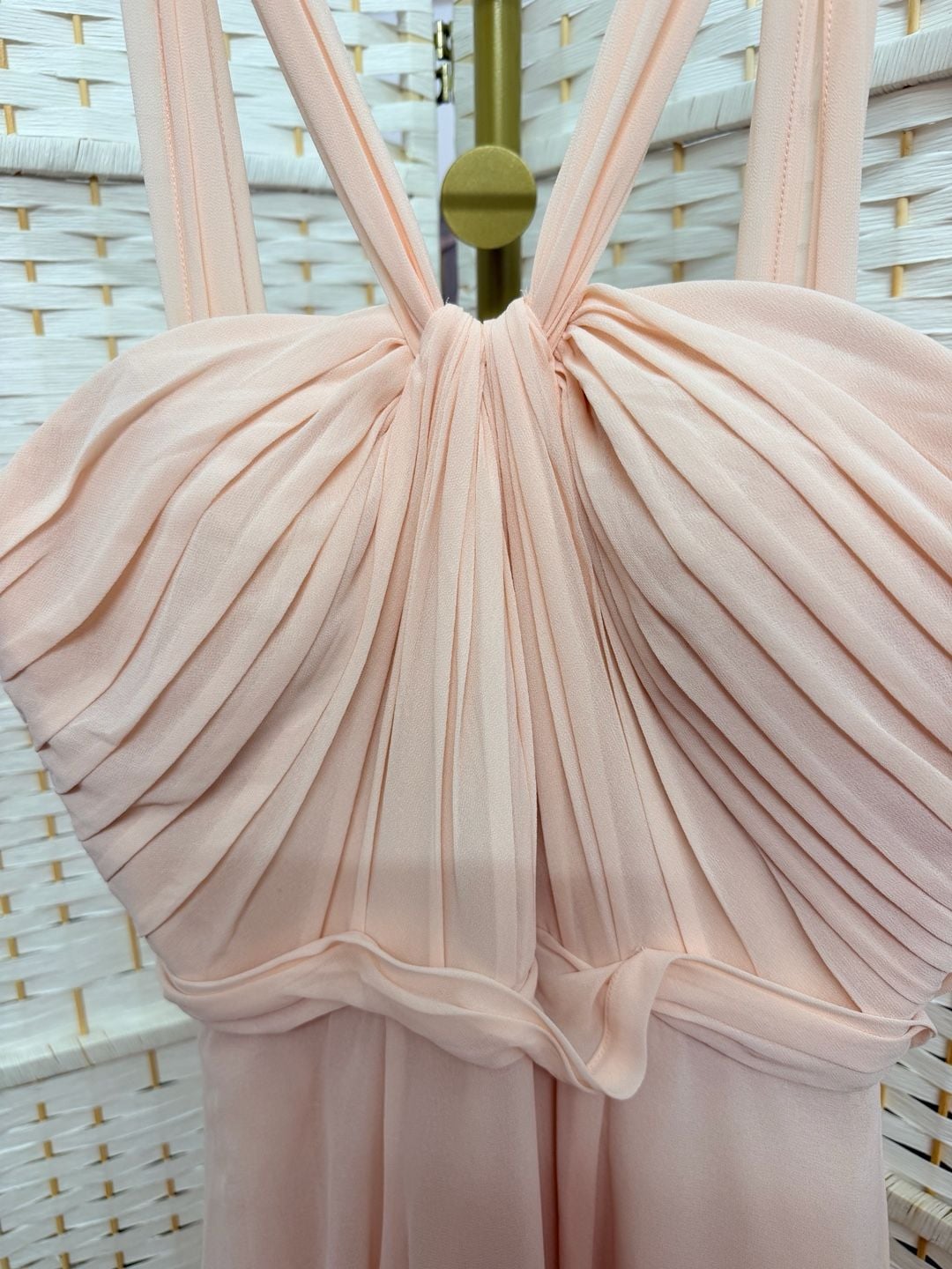 Lot of 5 Blush Pink Chiffon Dresses Mixed Brands and sizes 3