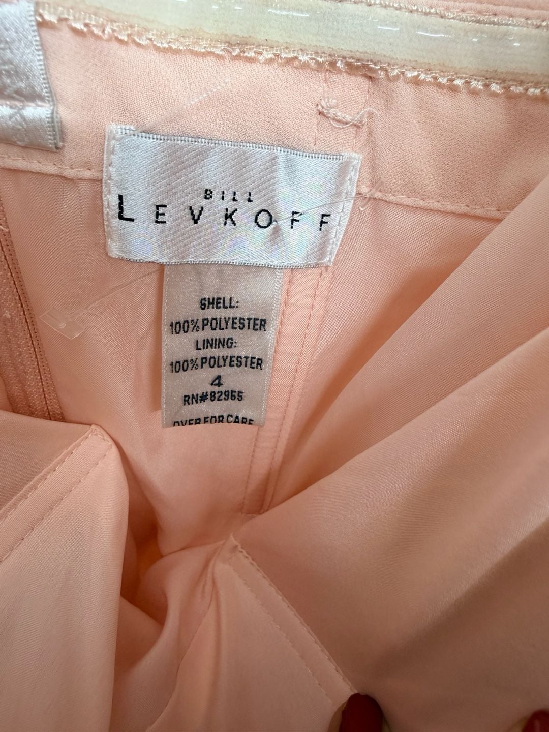 Lot of 5 Blush Pink Chiffon Dresses Mixed Brands and sizes 8