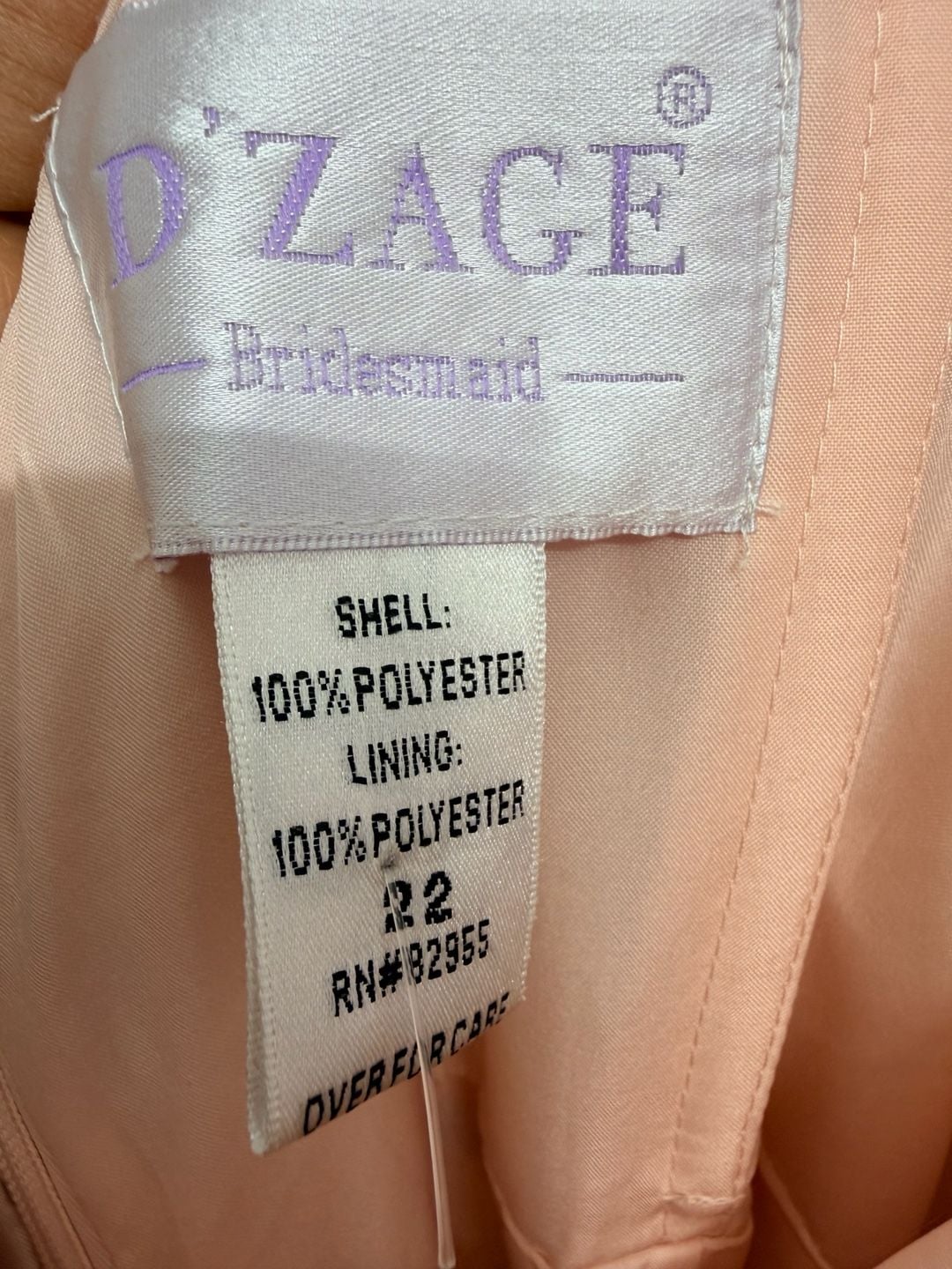 Lot of 5 Blush Pink Chiffon Dresses Mixed Brands and sizes 17