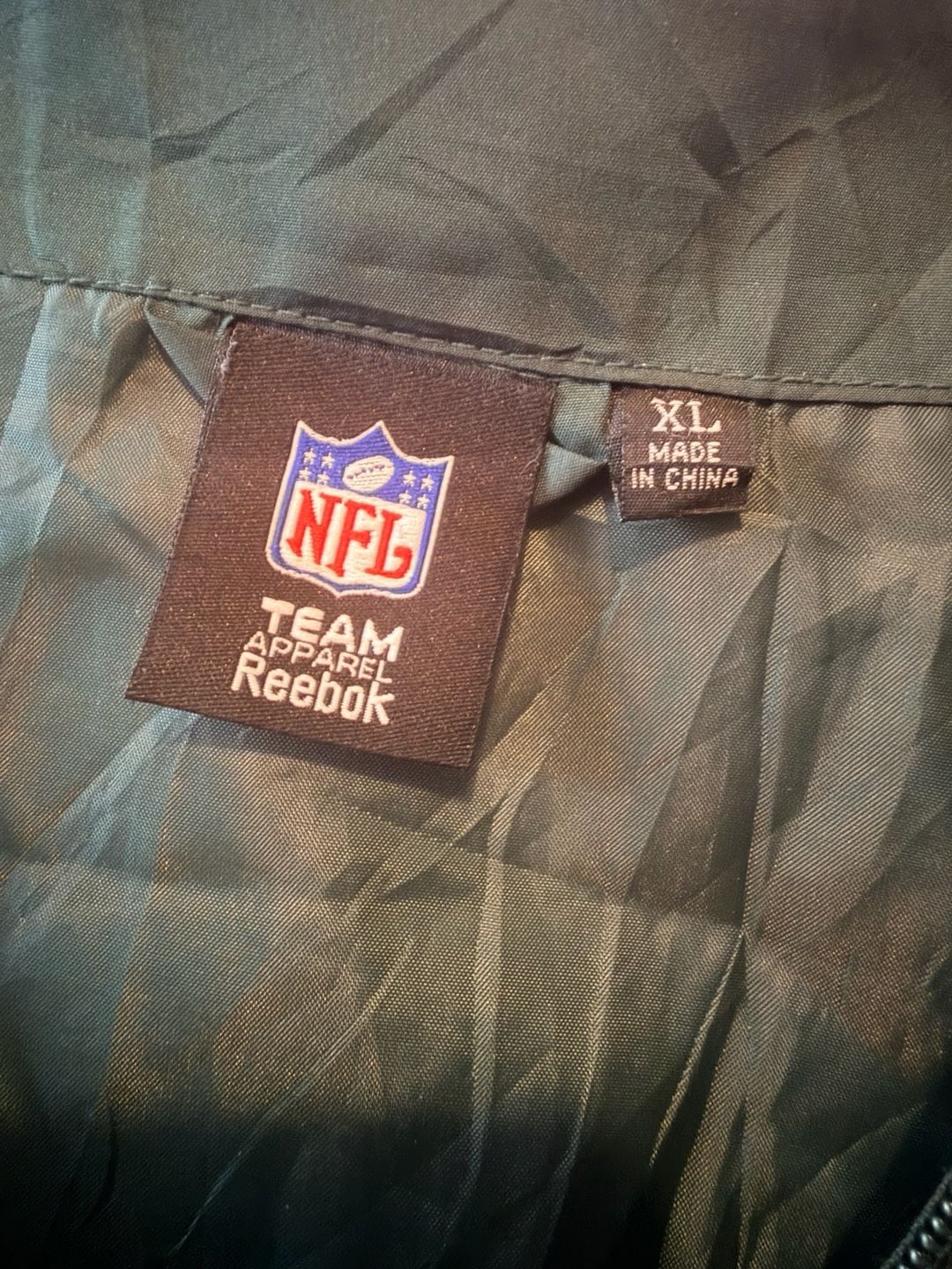 Reebok Green Bay Packers Windbreaker Jacket XL Green White SI Sports Illustrated 7