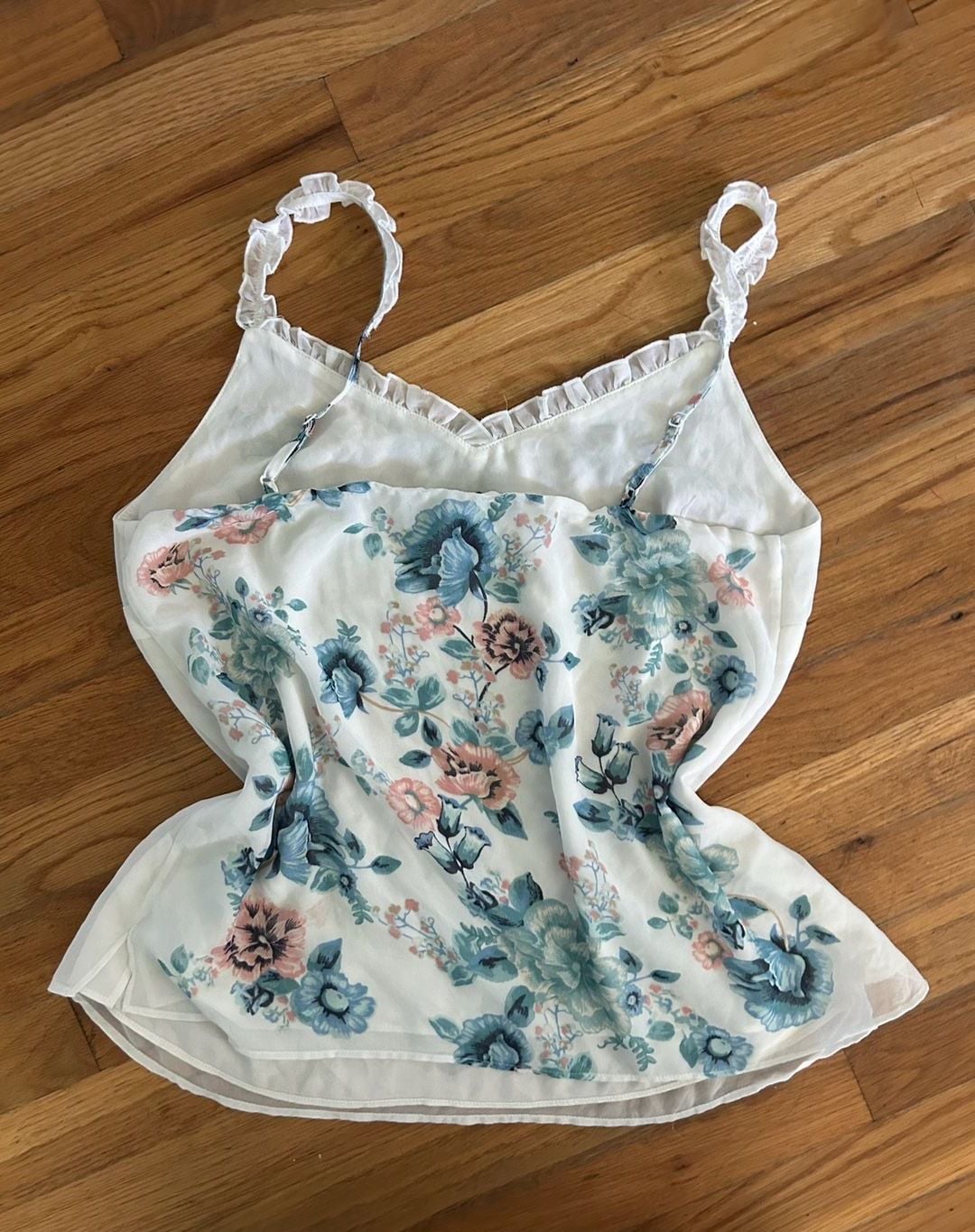 White House Black Market Floral Lace Camisole Top 5
