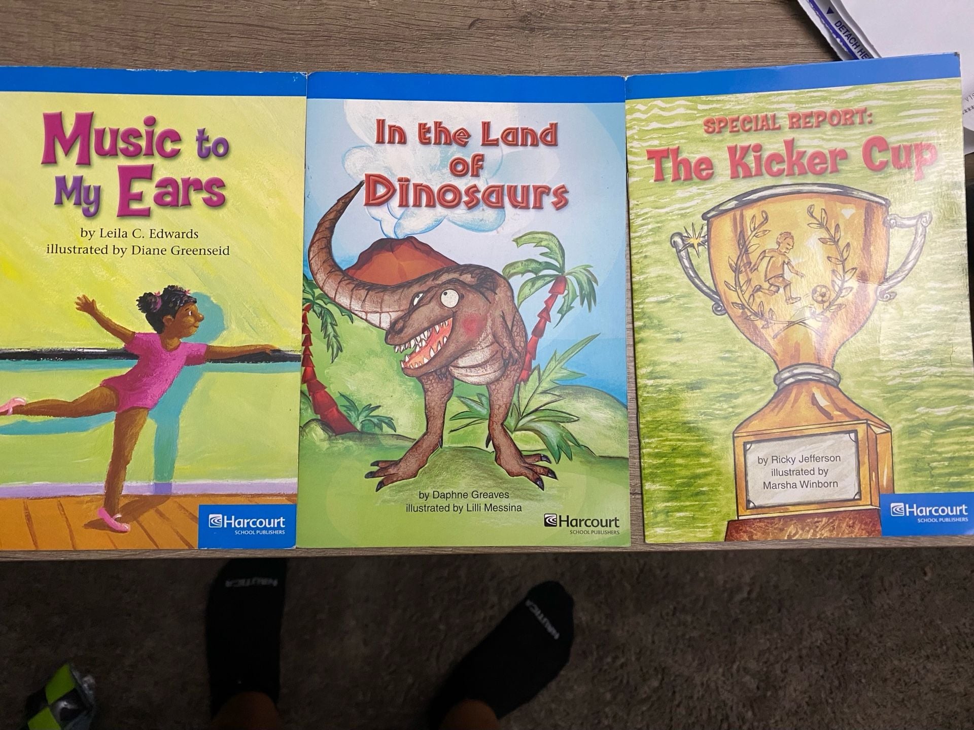 Harcourt School Publishers Set of 5 Childrens Books Paperback 2