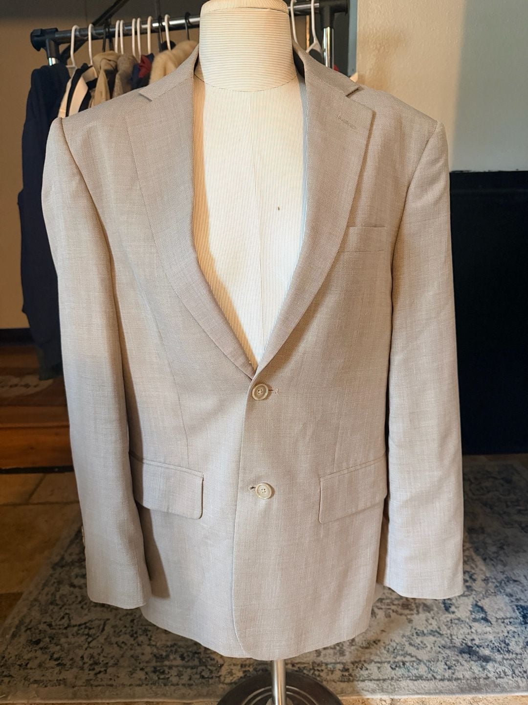 Pronto Uomo Couture Super 120s Sport Coat Tan Blazer 2