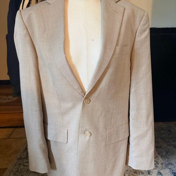 Pronto Uomo Couture Super 120s Sport Coat Tan Blazer
