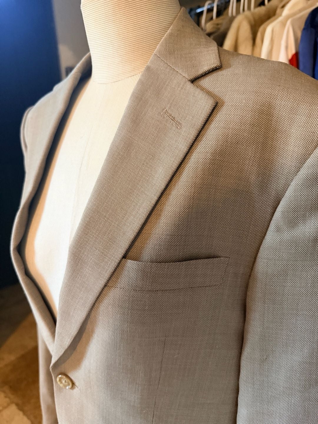 Pronto Uomo Couture Super 120s Sport Coat Tan Blazer 3