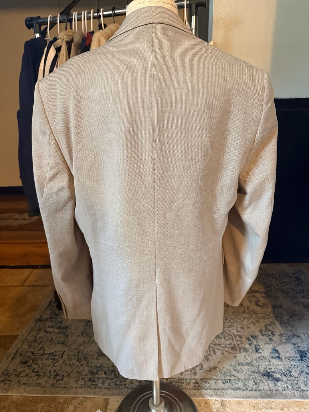 Pronto Uomo Couture Super 120s Sport Coat Tan Blazer 4