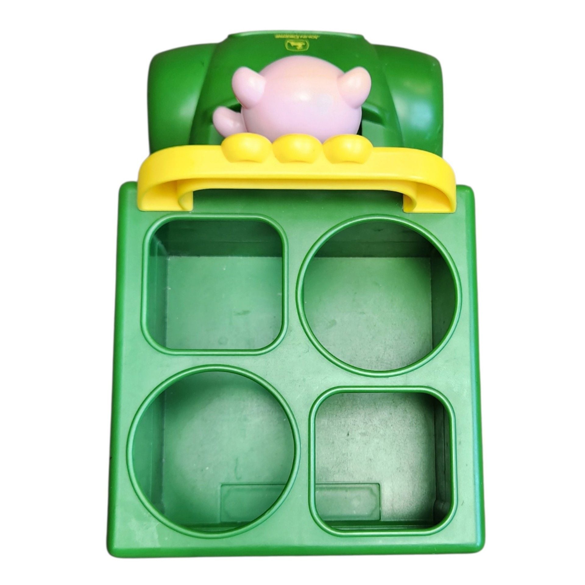 John Deere Shape Sorter Dump Truck Pig Farmer Toy 4