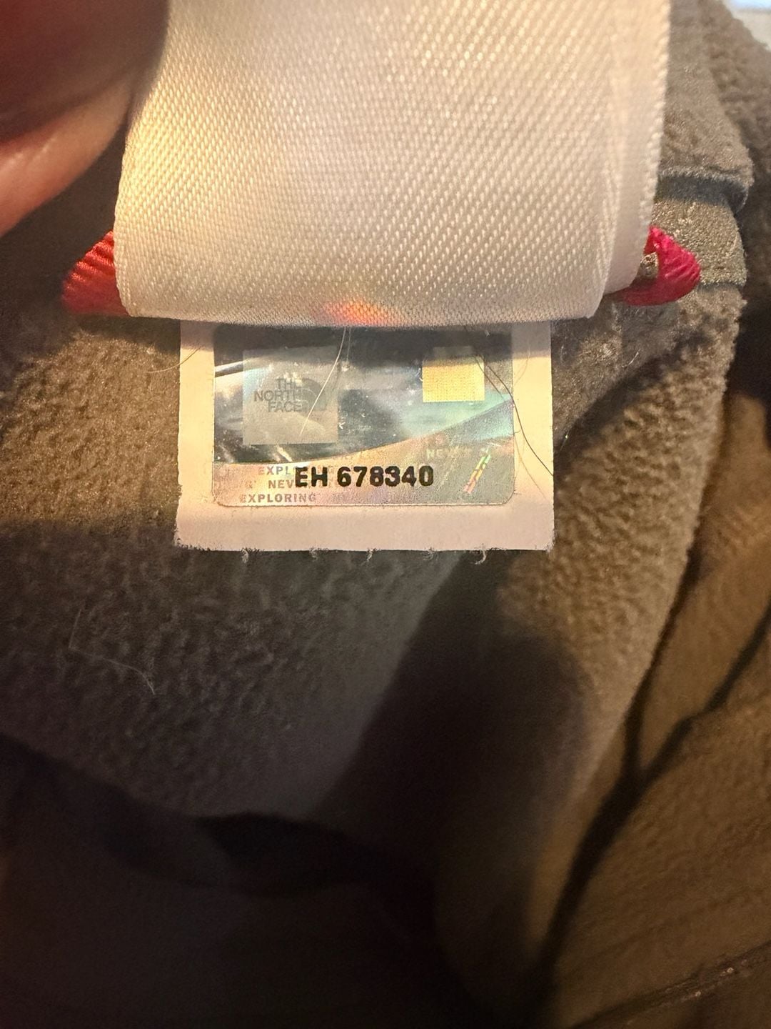 The North Face Fleece Pullover Size L Gray 1/4 Zip 7