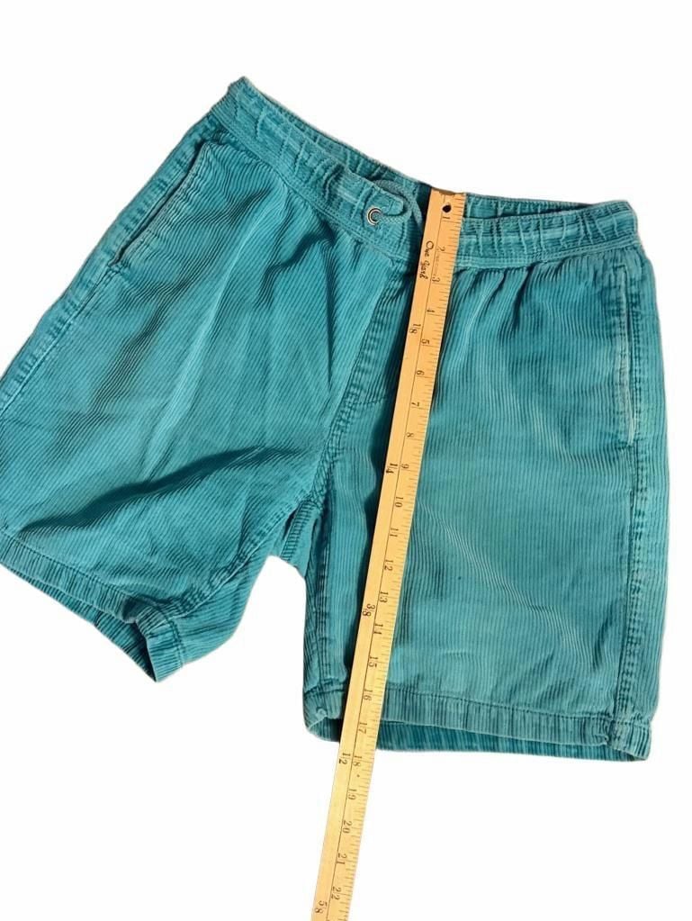 OP Old School Unionbay Corduroy Shorts Teal M 8