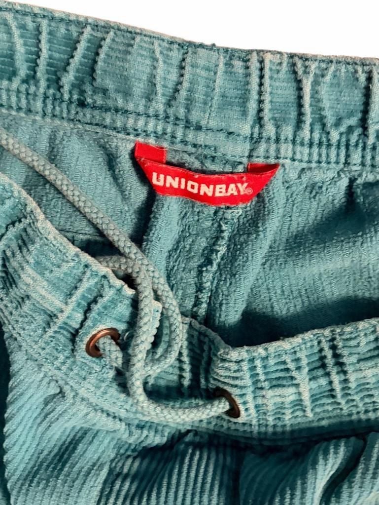OP Old School Unionbay Corduroy Shorts Teal M 7