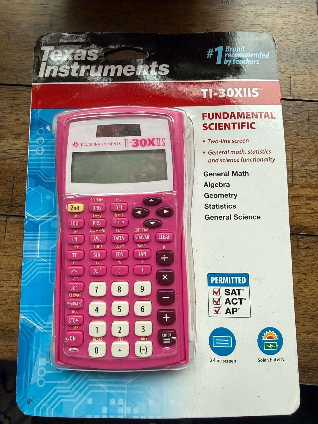 Texas Instruments TI-30XIIS Pink Scientific Calculator 1
