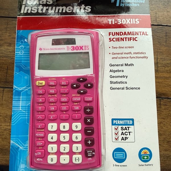 Texas Instruments TI-30XIIS Pink Scientific Calculator