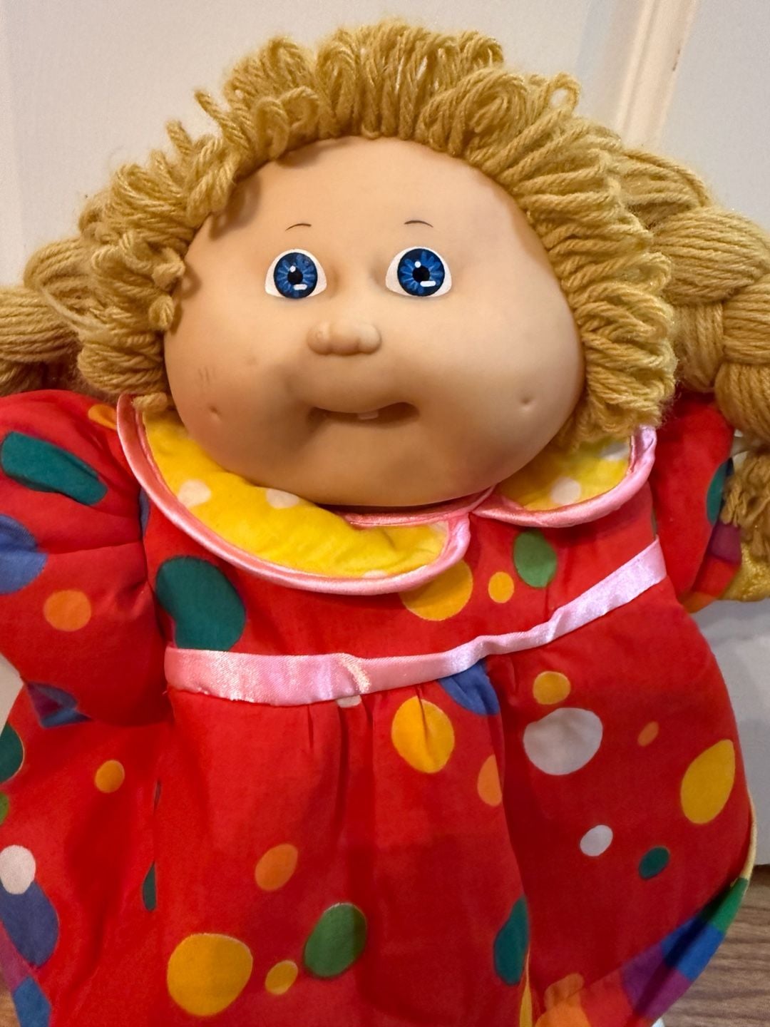 Cabbage Patch Kids Circus Clown Doll Blonde Hair Blue Eyes Vintage 2