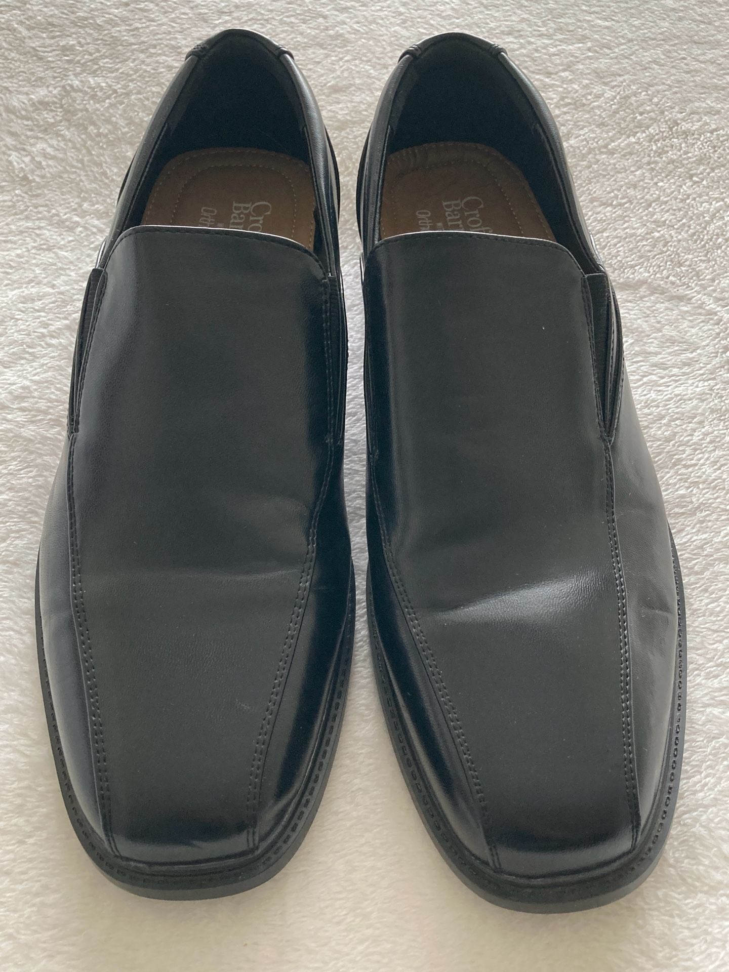 Croft & Barrow Slip-On Dress Shoes Black Ortholite Men’s Size 11 2