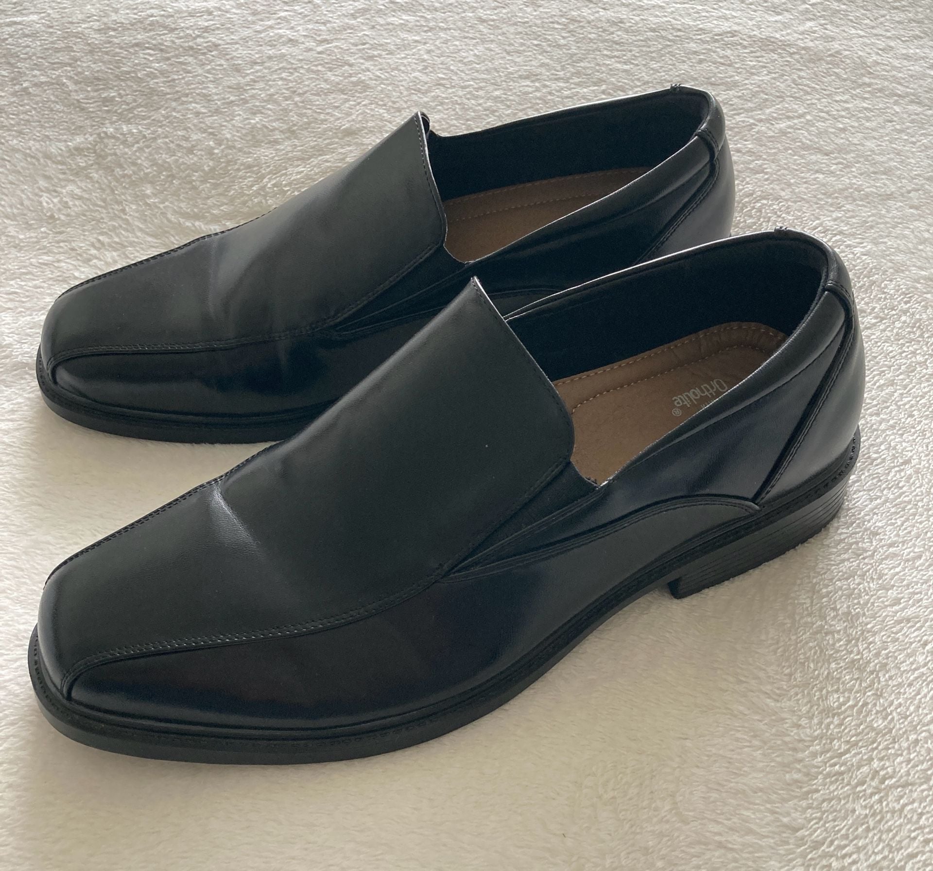 Croft & Barrow Slip-On Dress Shoes Black Ortholite Men’s Size 11 9