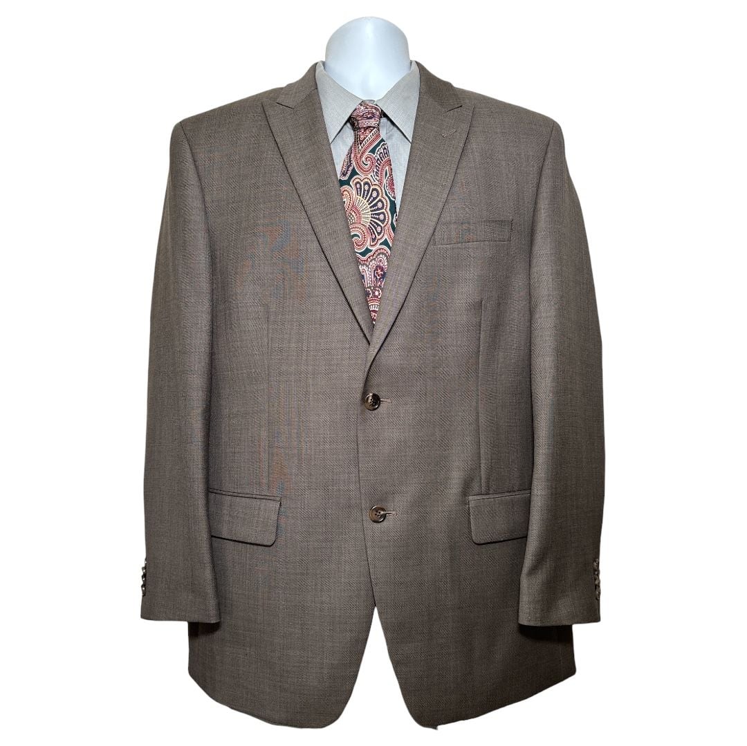 Michael Kors Two Piece Suit Brown Wool 2