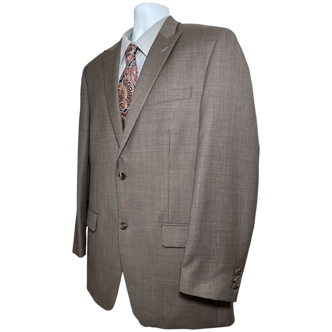 Michael Kors Two Piece Suit Brown Wool 3