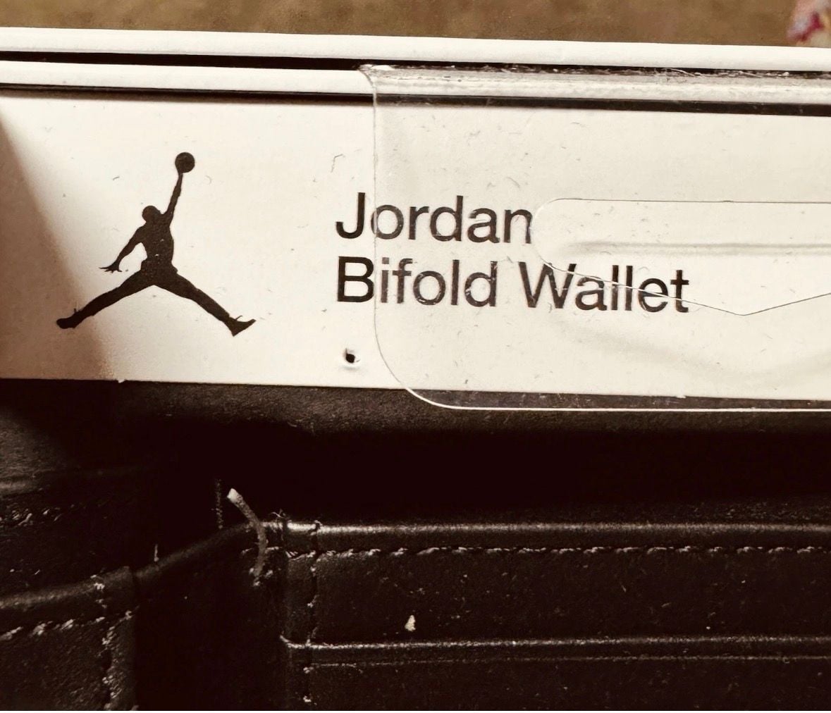 Jordan Jumpman Ingot Bifold Wallet Black Leather 4