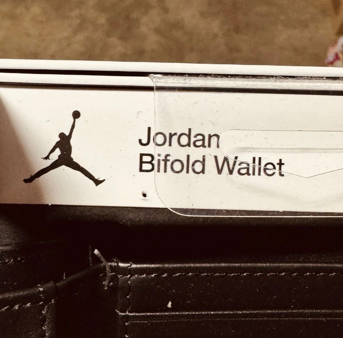 Jordan Jumpman Ingot Bifold Wallet Black Leather 6