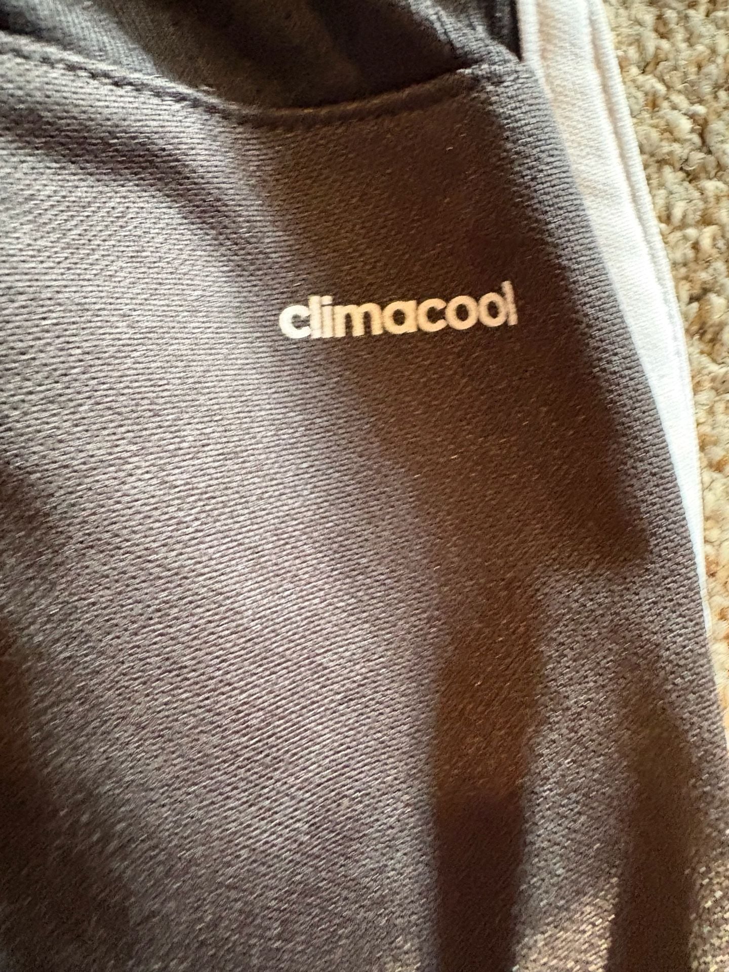 Adidas Track Suit Black. Jacket size large and pants is small 9