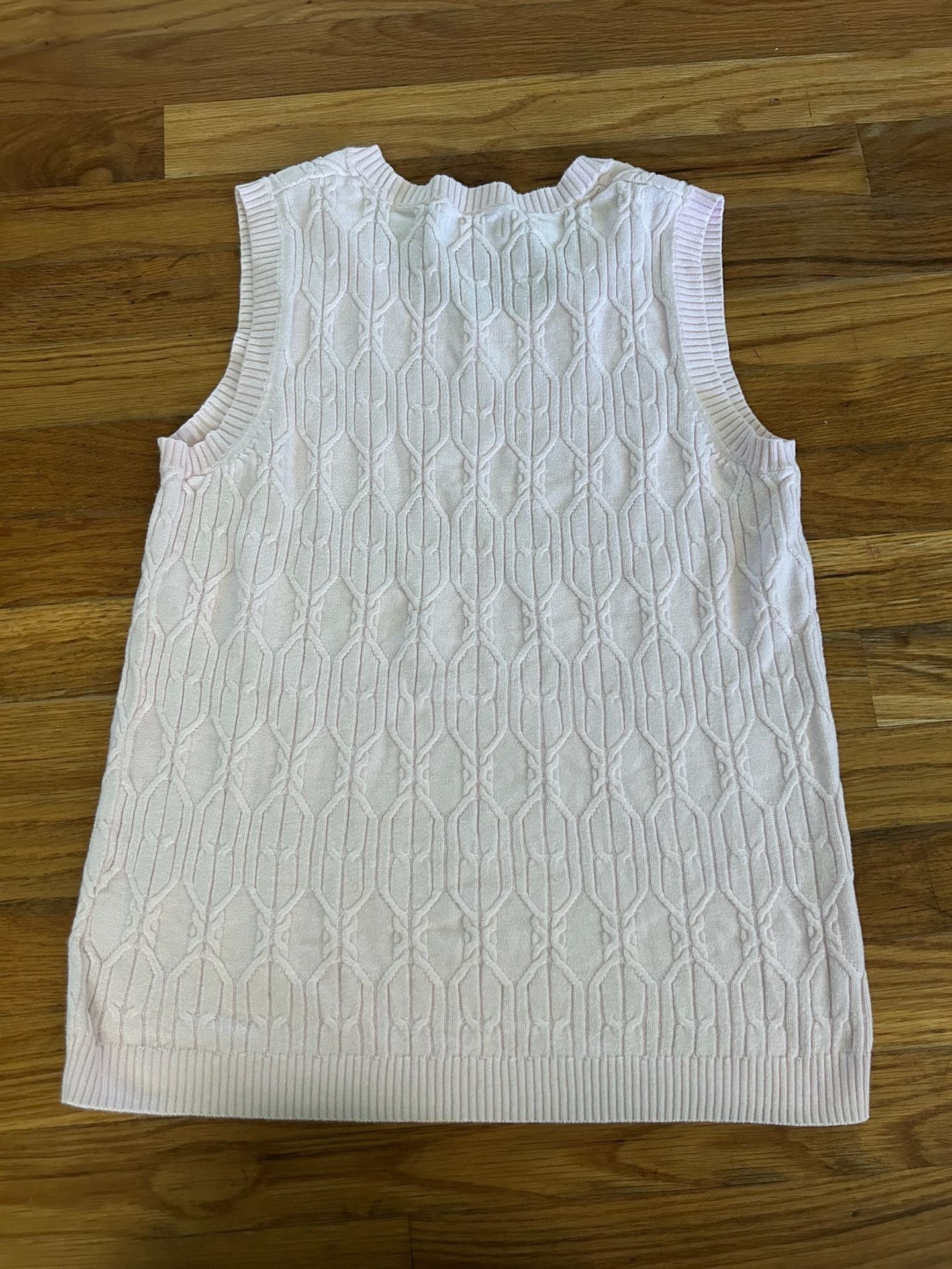 Vintage Croft & Barrow Cable Knit Vest Sweater 4