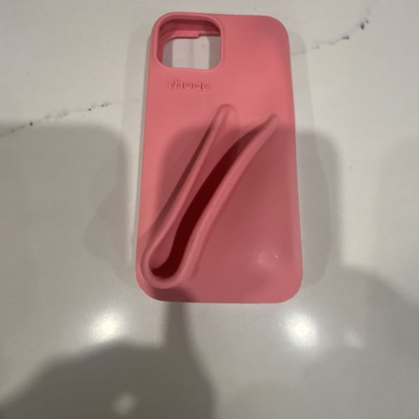 Rhode Lip Case iPhone 15 Pro Pink Silicone