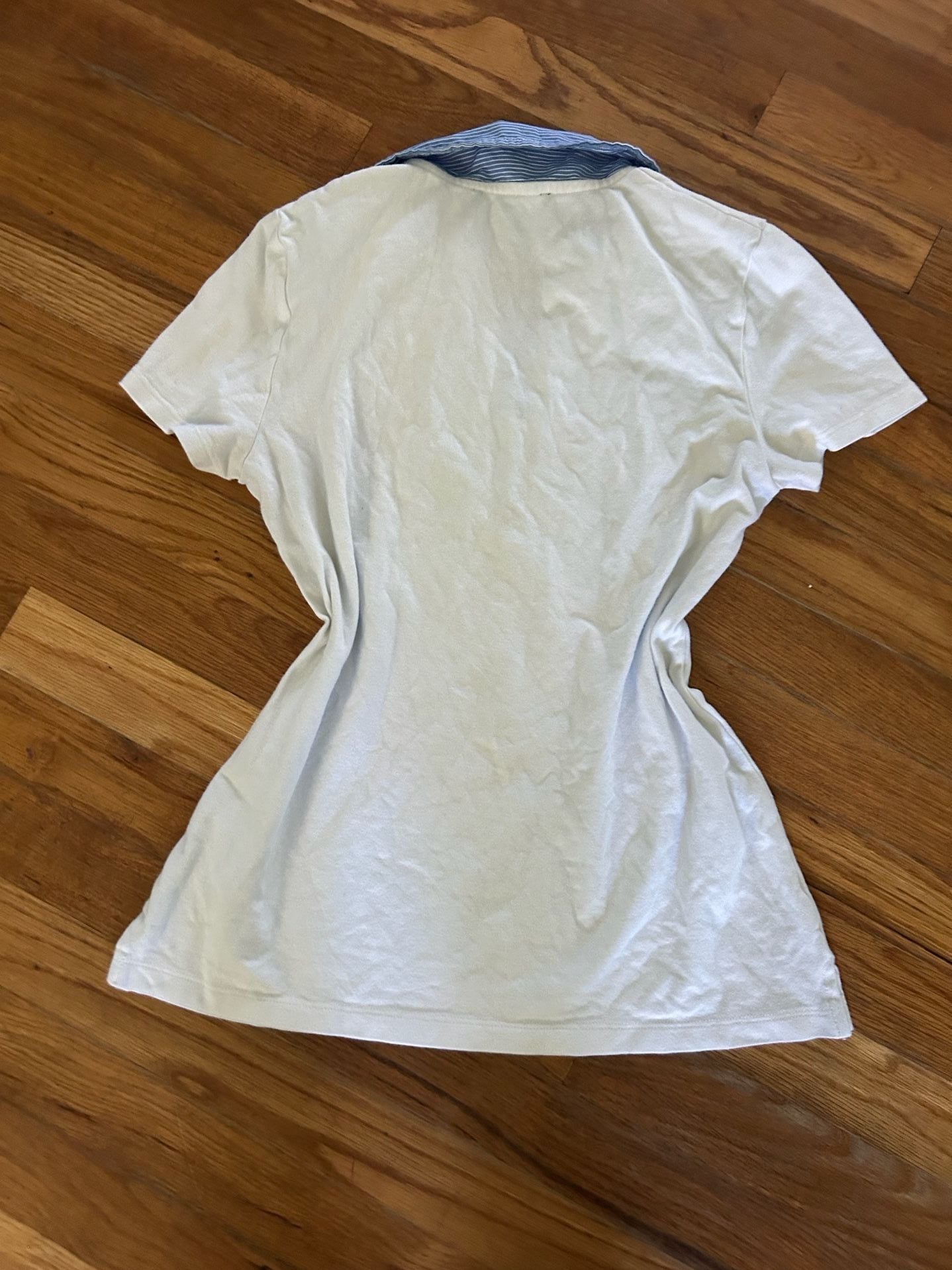 Y2k/2000s Nautica Women's Zip-Up Polo Crop Top 4