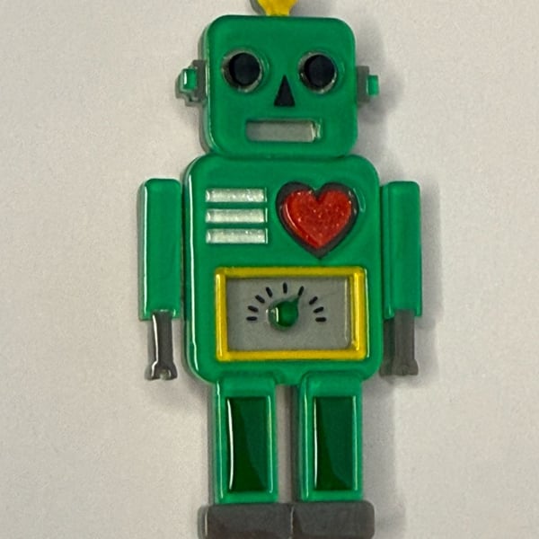 20th Century Artifacts Erstwilder - Nuts and Bolts Robot Brooch (2021) -