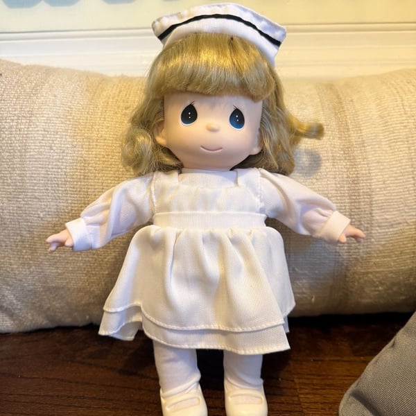 Precious Moments Nurse Doll Career Series Blonde 12"