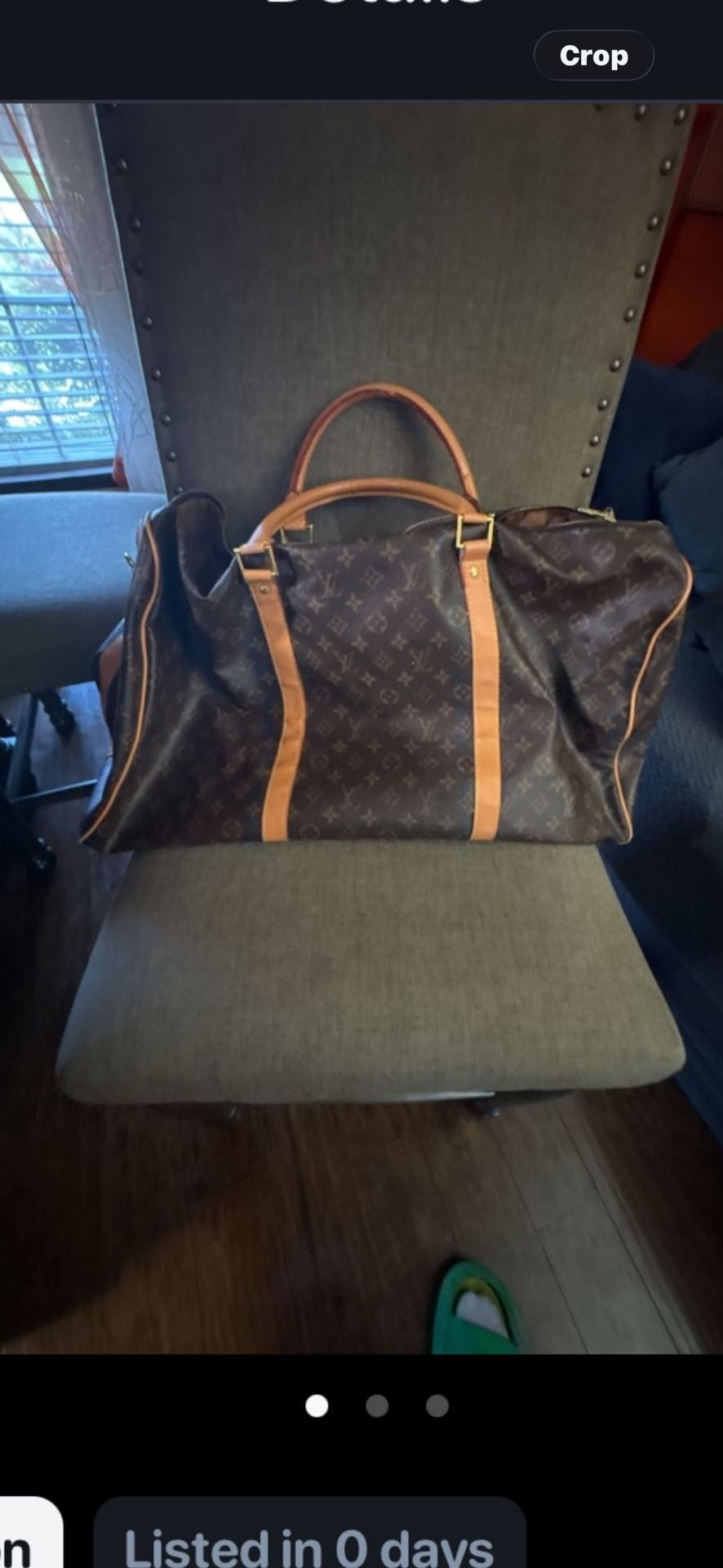Louis Vuitton Keepall Monogram Duffle Bag Brown 2