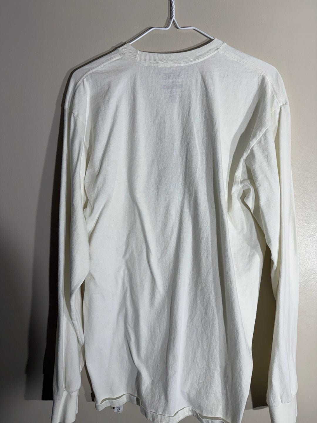 Vans Deserted Long Sleeve T-Shirt Size Large White Vulture Graphic 4