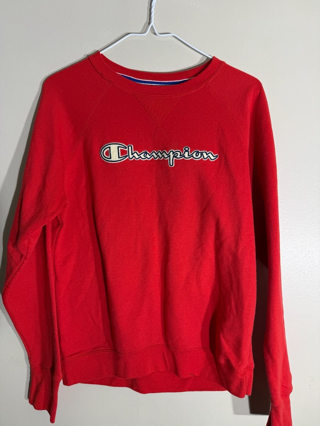 Champion Crewneck Sweatshirt Size M Red Authentic Athleticwear 2