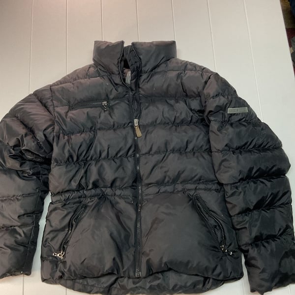 Steve Madden Puffer Jacket Size M Black Winter Coat