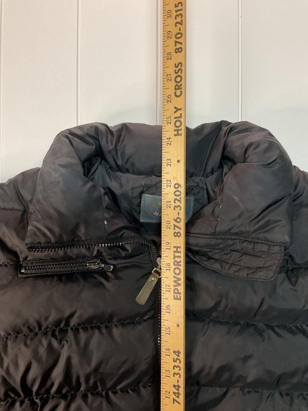 Steve Madden Puffer Jacket Size M Black Winter Coat 7