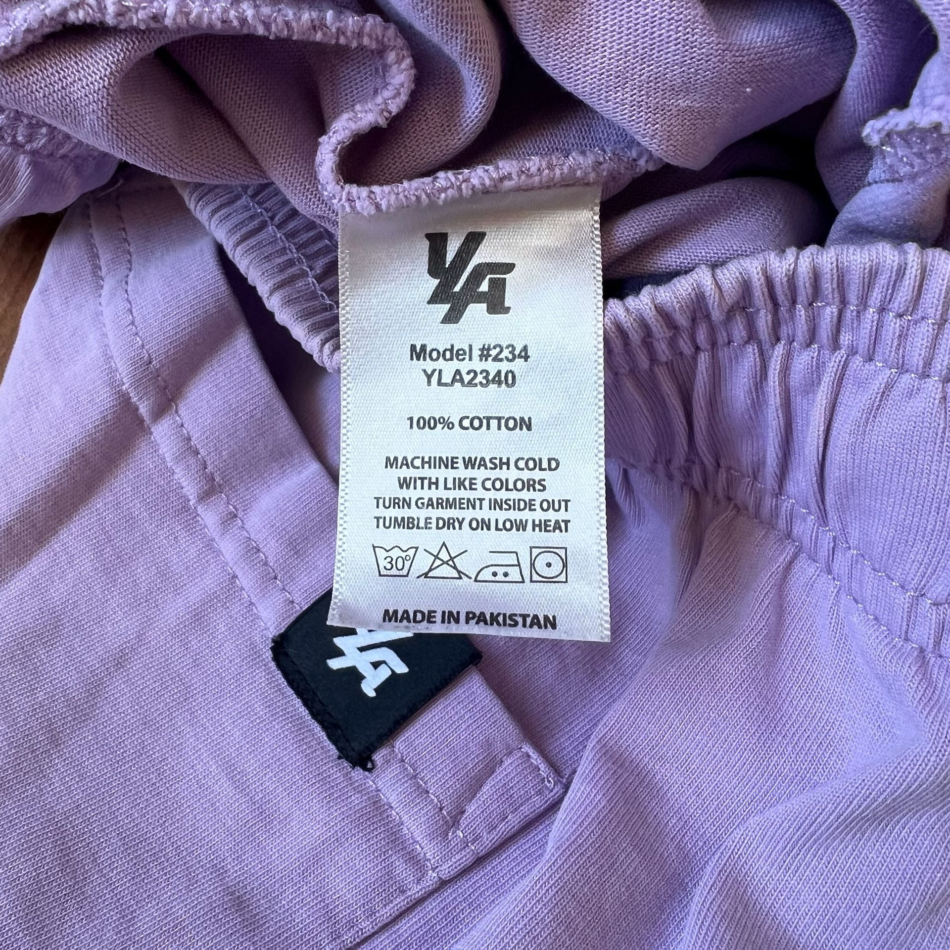 YoungLA 234 Pastel Pump Cover Lightweight Jogger Size M Lilac 6