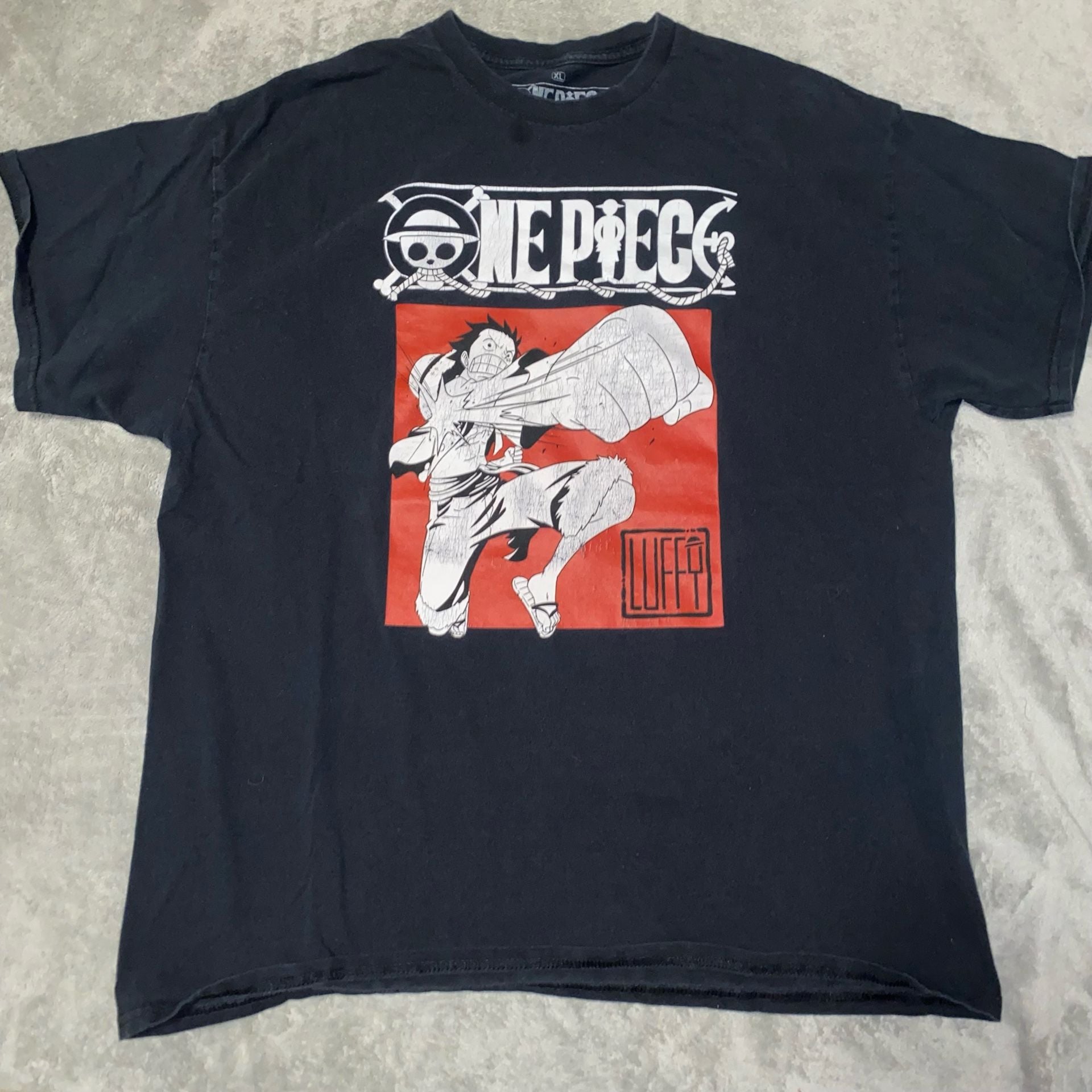 Ripple Junction One Piece Luffy T-Shirt Size XL Black 3