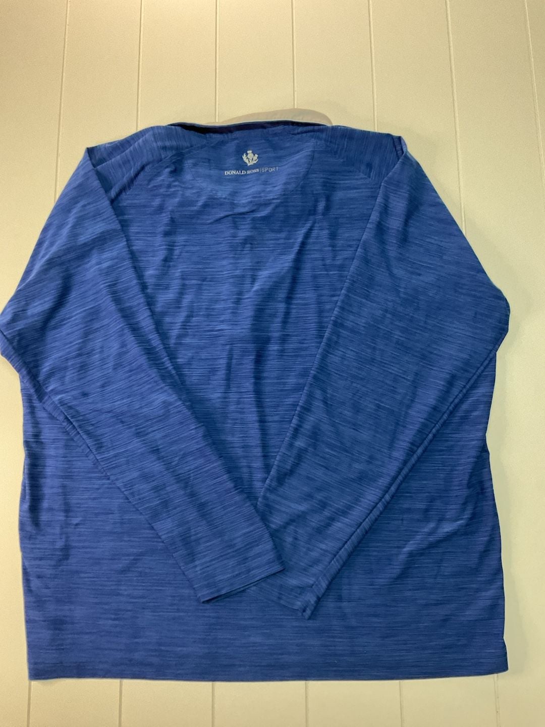 Donald Ross Sport 1/4 Zip Pullover Size XXL Blue Golf Long Sleeve 9
