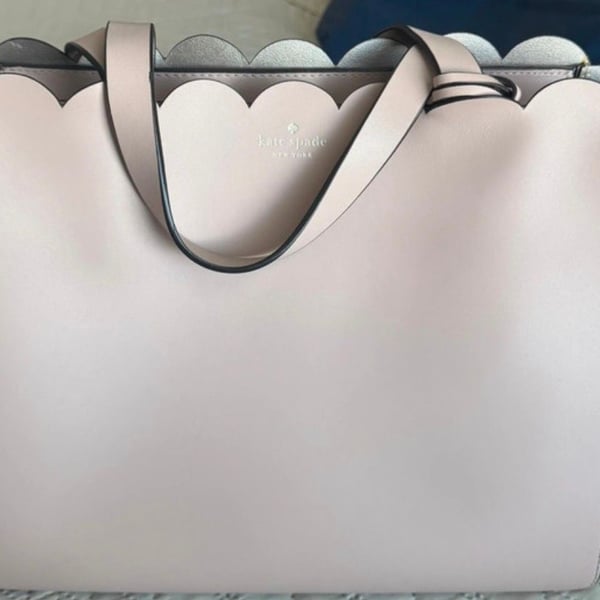 Kate Spade Magnolia Street Mina Leather Tote Pink