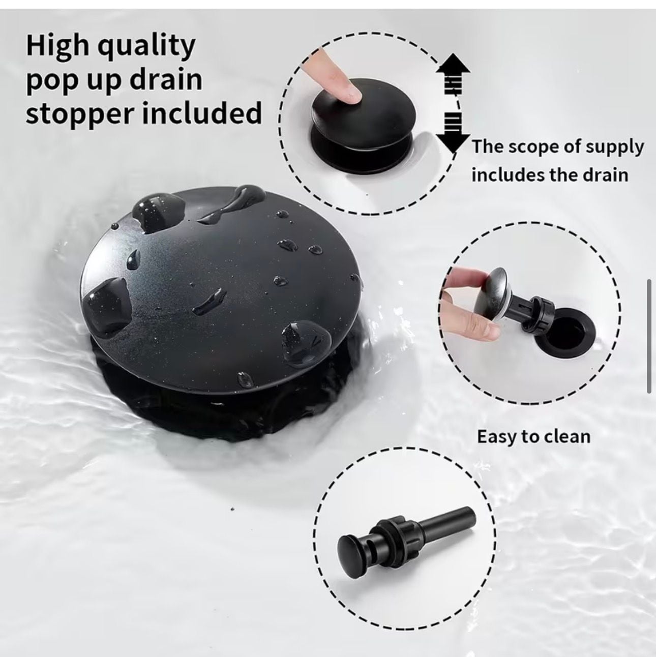 BWE Oil Rubbed Bronze Waterfall Single Handle Bathroom Sink Faucet New 8