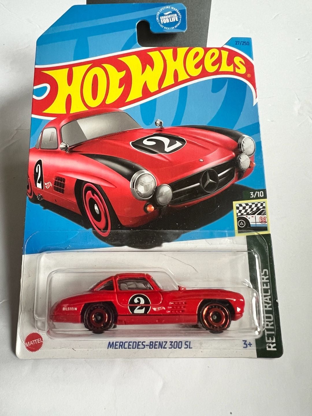 Hot Wheels Mercedes-Benz 300 SL Retro Racers Red 1
