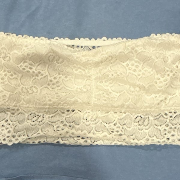 Gilly Hicks Lace Bandeau Bralette Size XXL/2XG