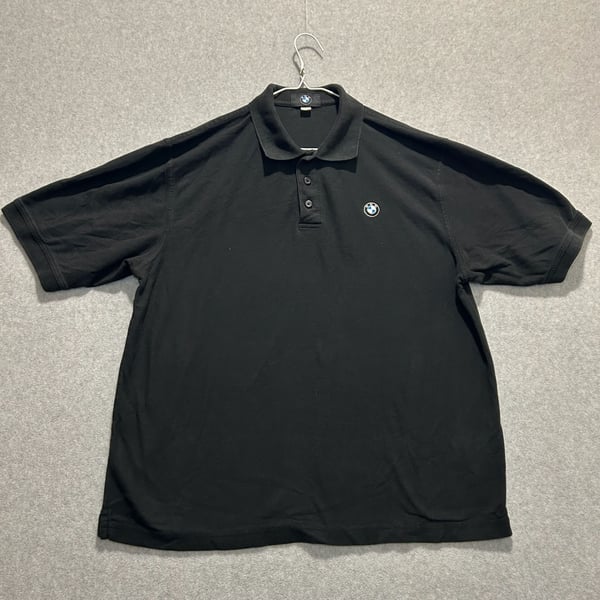 BMW Black Short Sleeve Polo, Size XL