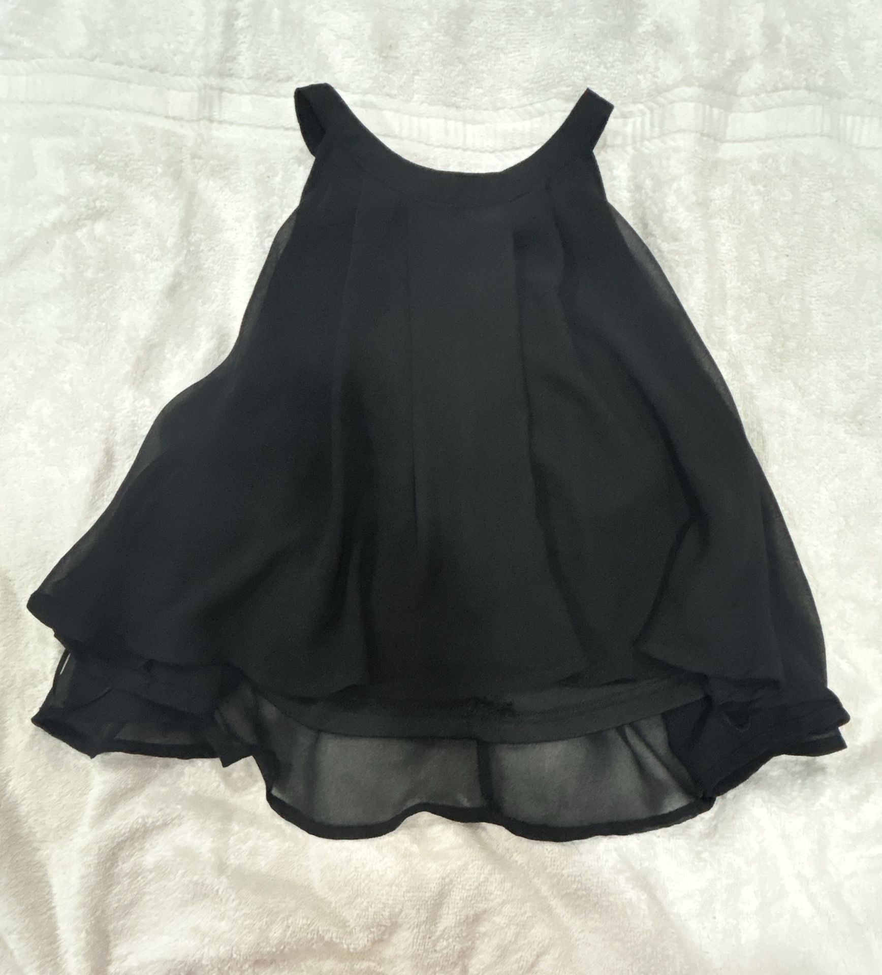 Miss Avenue Black Racer Back Tank Top 2