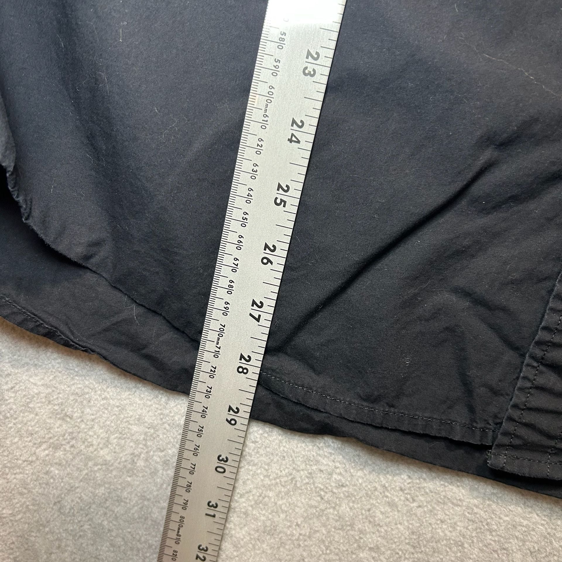 Levi's Men’s Jet Black Sunset One Pocket Standard Poplin Shirt Size XL 10