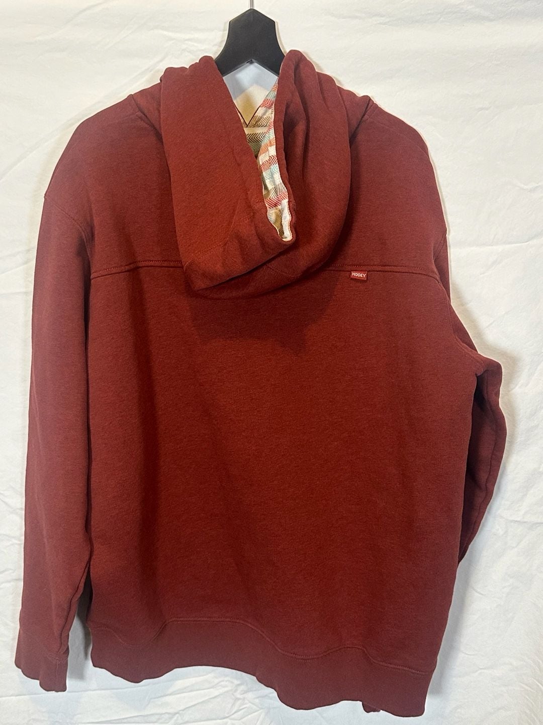 Hooey Hoodie Size XL Maroon Pullover Sweatshirt 3
