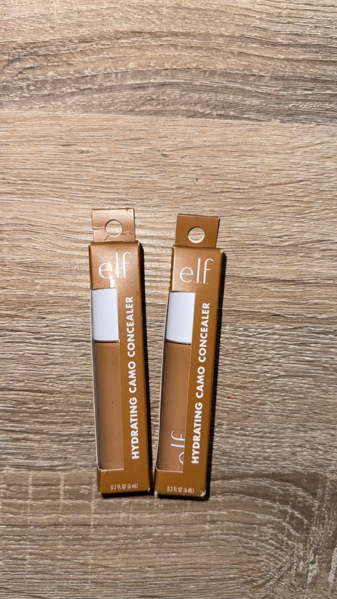 2 e.l.f. Hydrating Camo Concealer Deep Caramel 0.2 oz New 1