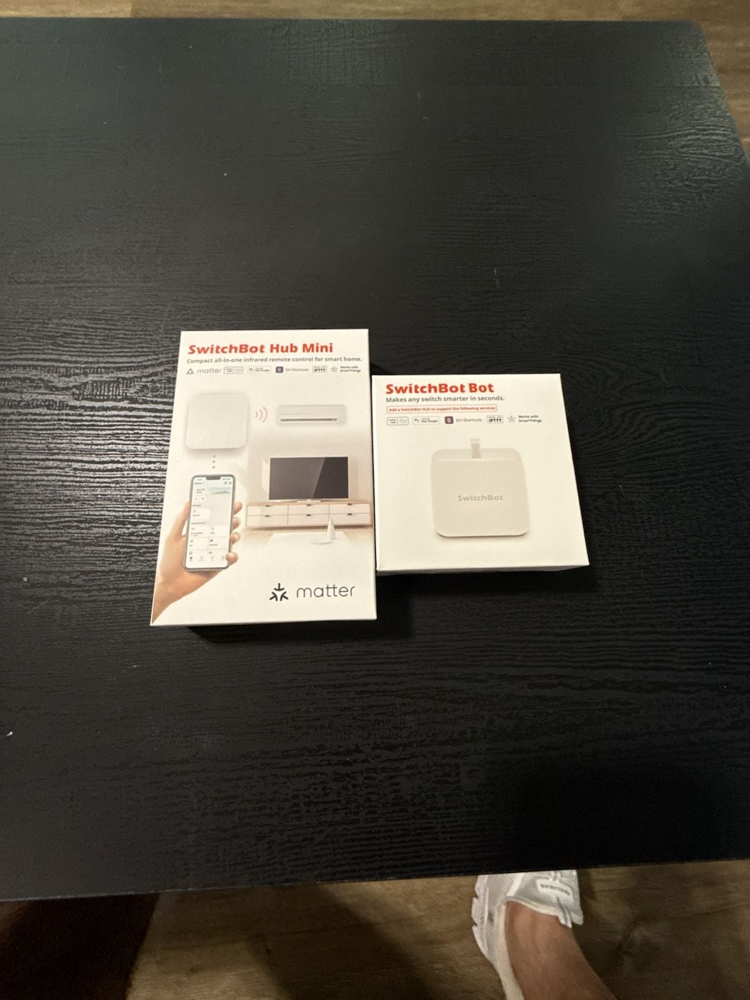 SwitchBot Bot White & Hub Mini Kit: Automate IR Devices & Physical Switches 1