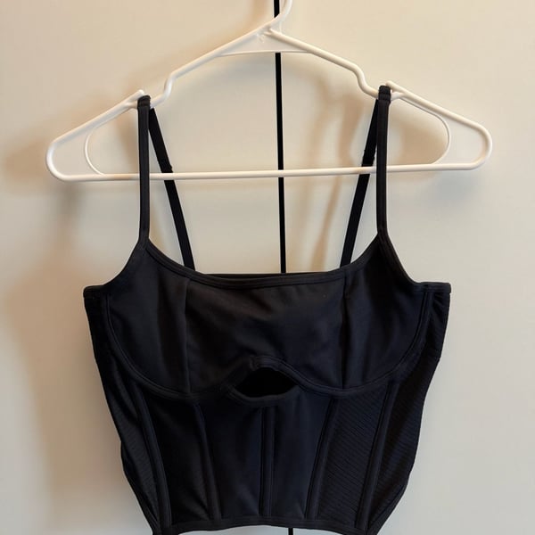 Gilly Hicks Corset Top Size Medium Black